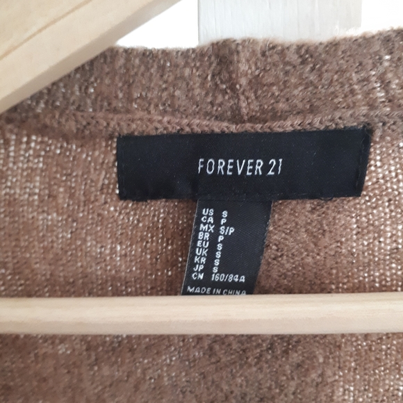 ❤ 3/30$- taupe light brown cardigan - Picture 3 of 4